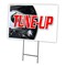Signmission Tune-up Yard Sign & Stake outdoor plastic coroplast window, C-1824 Tune-Up C-1824 Tune-Up - alternate 1